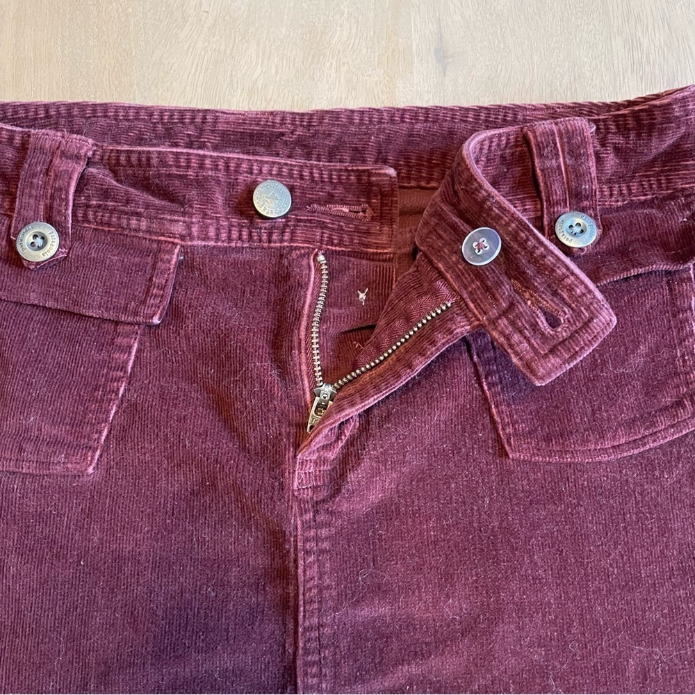 Patagonia Burgundy Corduroy Mini Skirt - Picture 5 of 12